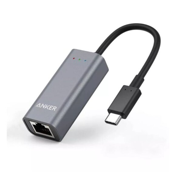 Anker USB C to Ethernet Adapter, Portable 1-Gigabit Network Hub - Picture 1 of 9